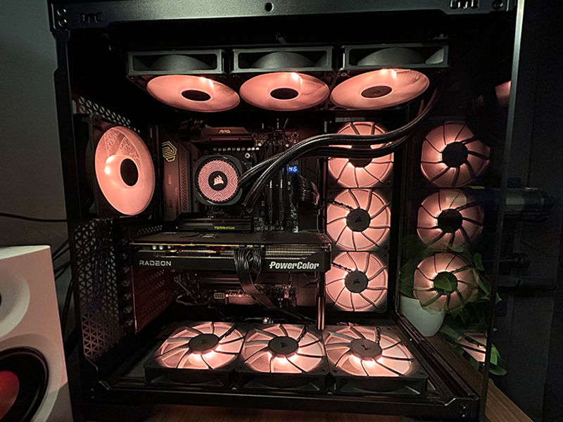 PC Build - Interior View